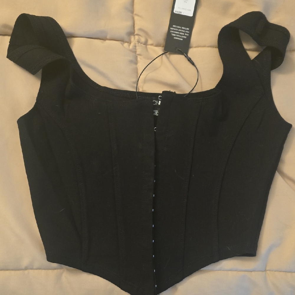 Black Women's Corset Top